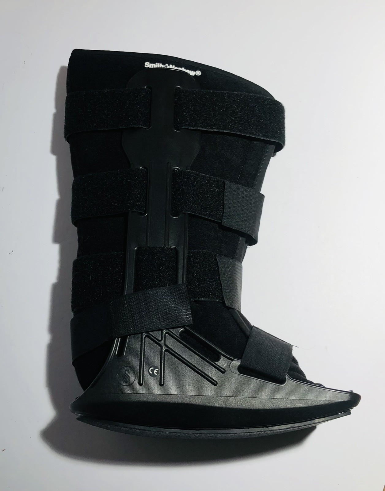 Smith & Nephew Ankle Walker Brace Black Walking Boot Size Small New