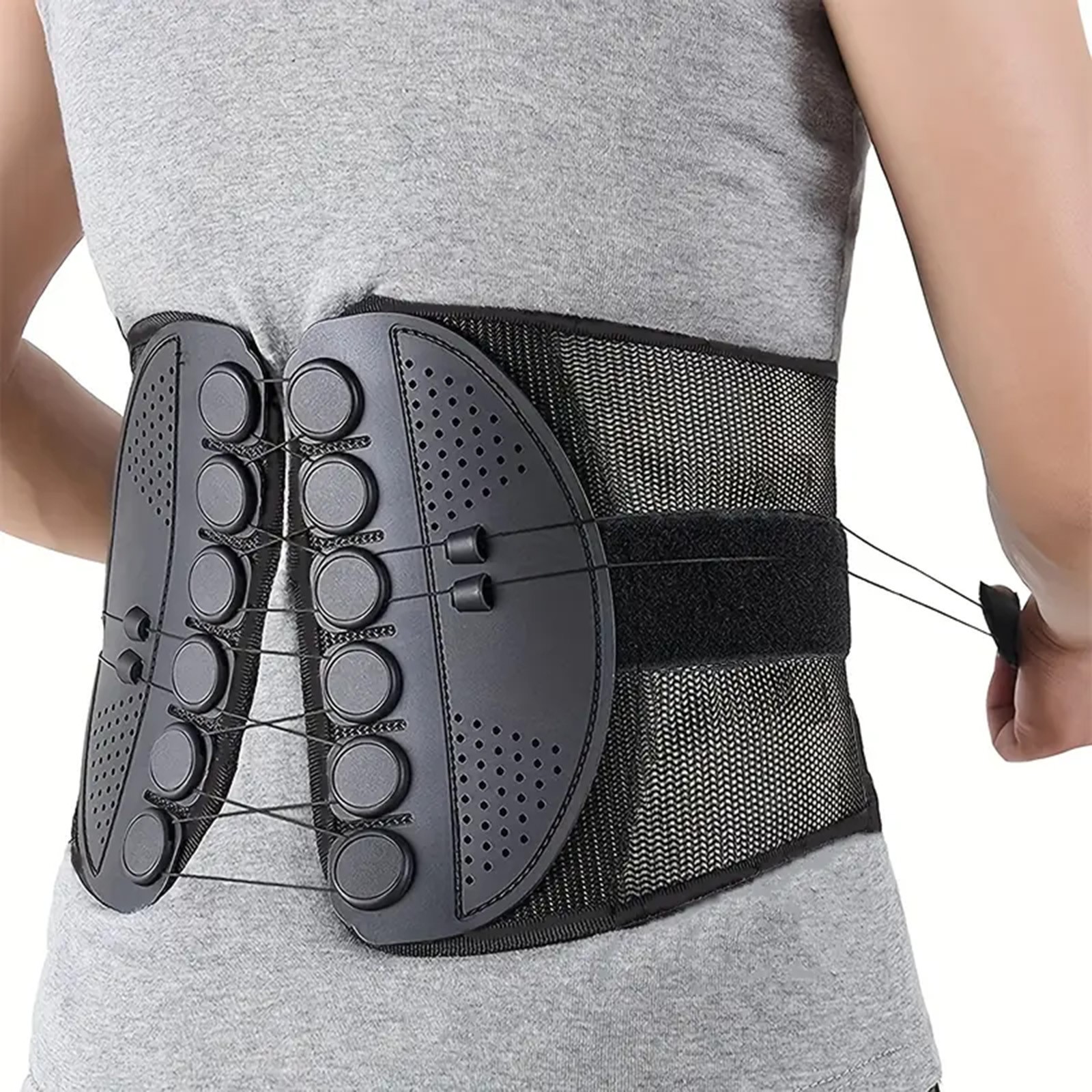 Breathable Mesh Posture Corrector Lumbar Intervertebral Disc Support Compression