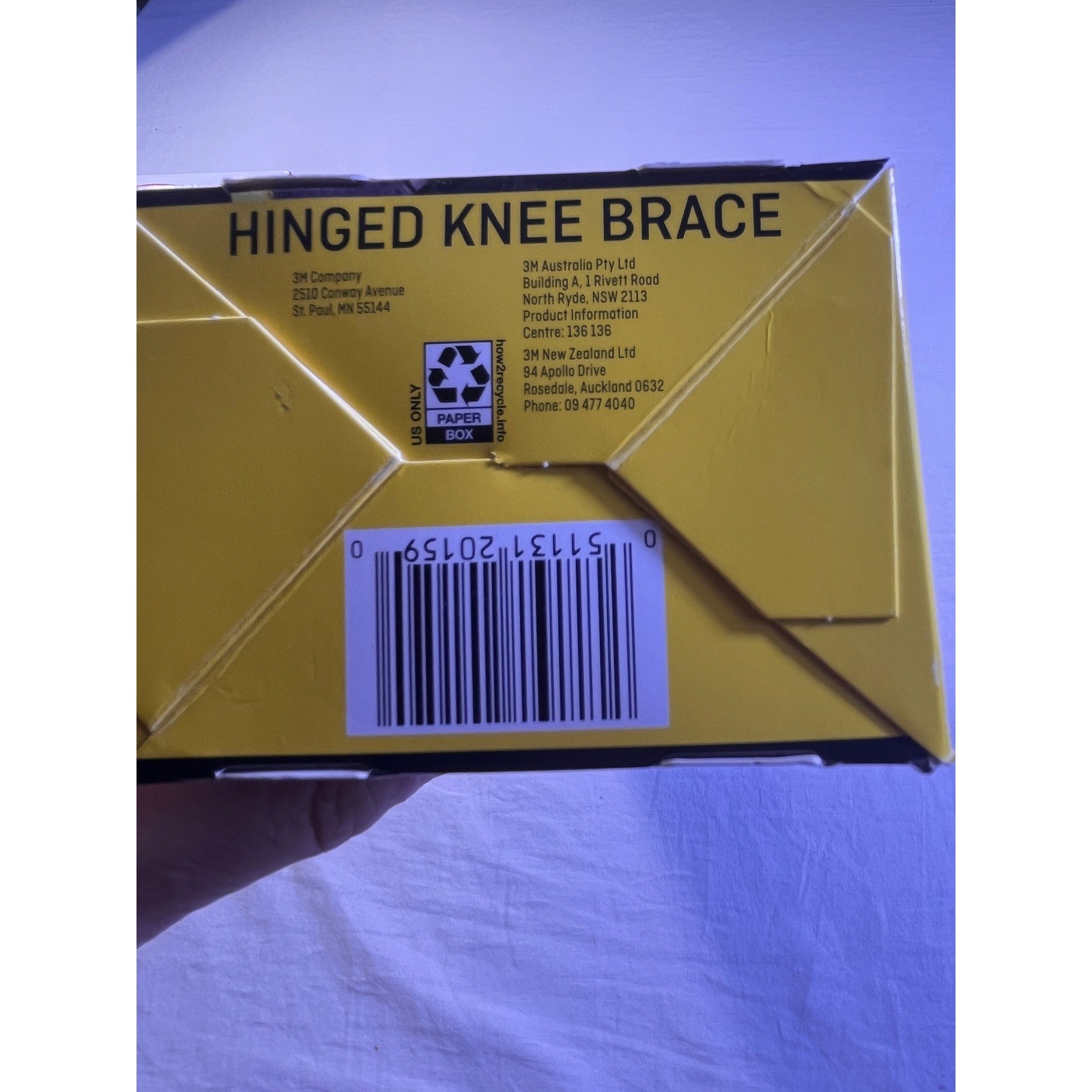 Futuro Hinged Knee Brace Unisex ADJ Black NEW Adjustable Rigid Stability
