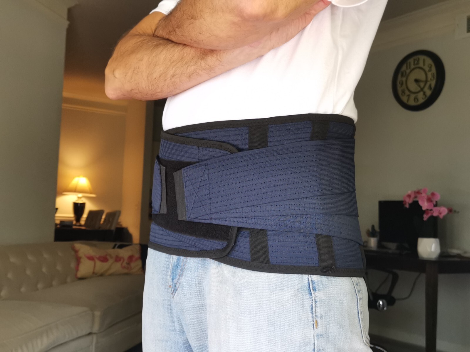 Back Brace Lower Back Pain Relief Lumbar Waist Orthopedic Belt Support Medicine