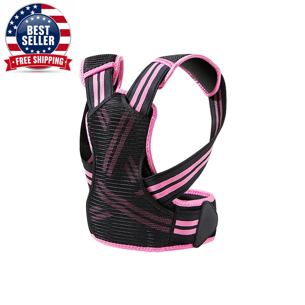 1PC Back Posture Corrector for Kids and Teens, Adjustable Wide Upper Back Straig