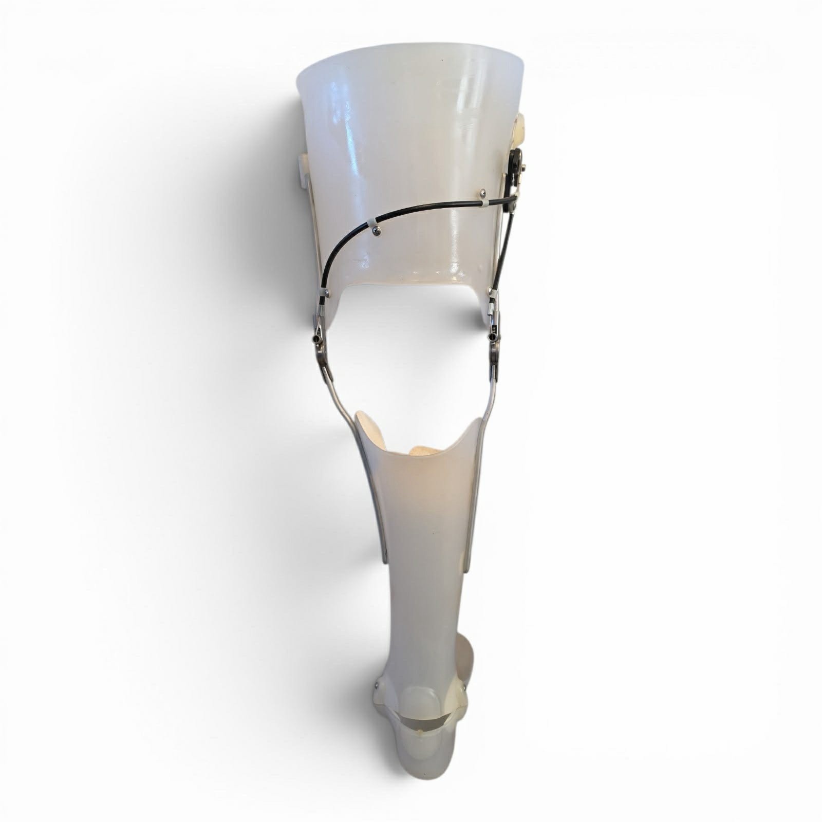 Adult Knee Ankle Foot Orthosis Brace Left Leg Hinged Molded Drop