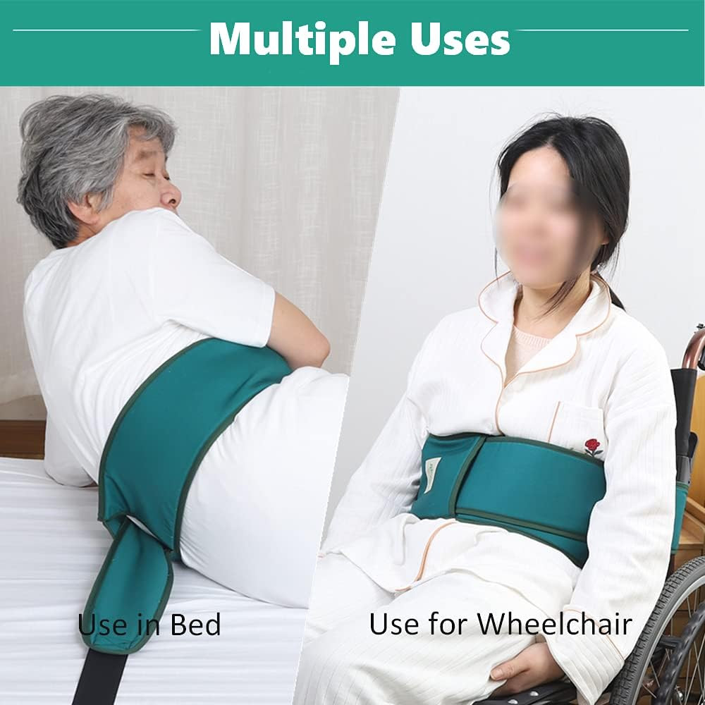 Medical Bed Restraint Strap for Elderly, Bondaged Bed Tie Downs, Anti-Fall Waist