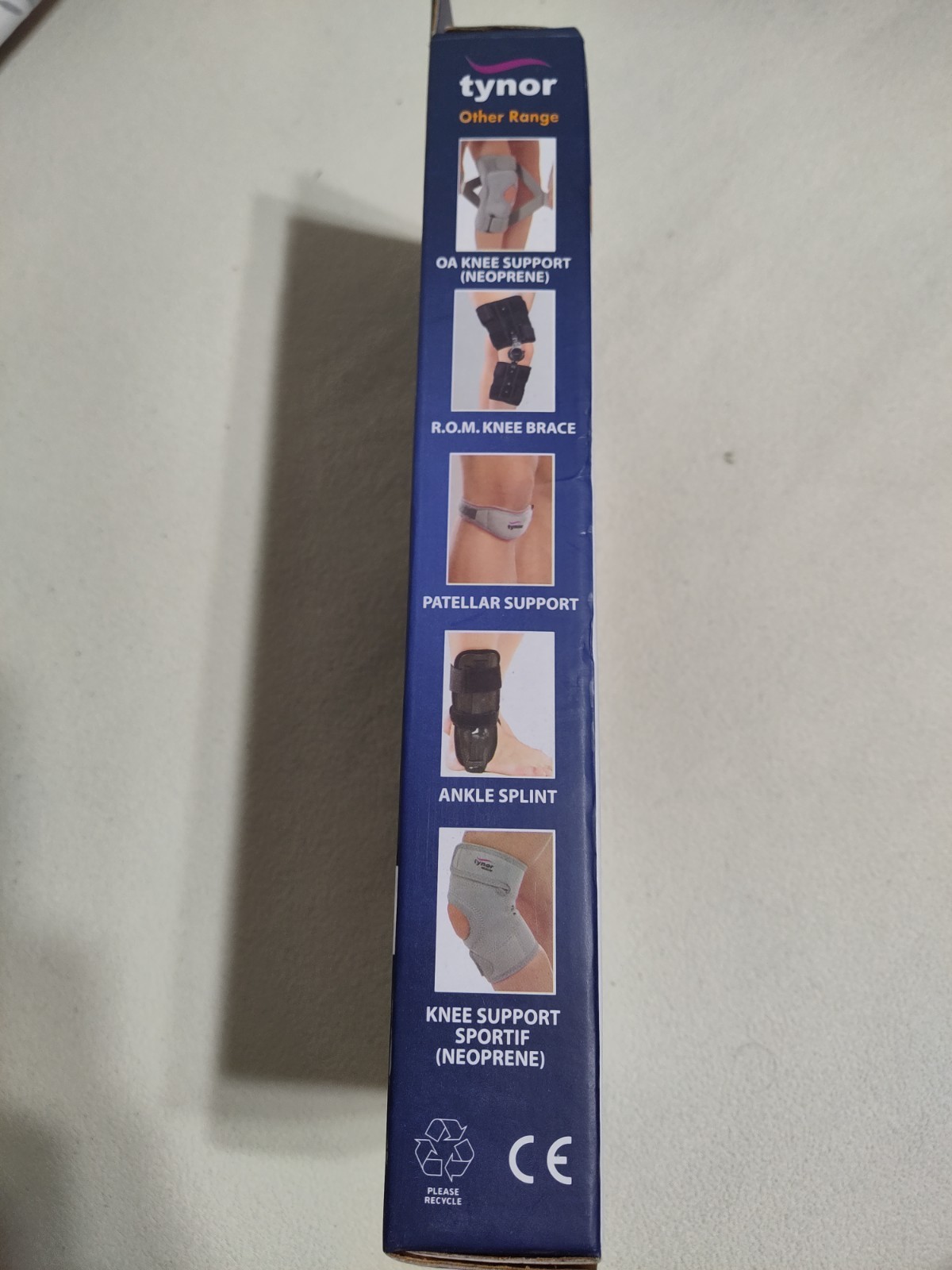 Tynor Functional Knee Support Brace Compression/Stabilization XL Gray Adj D-09
