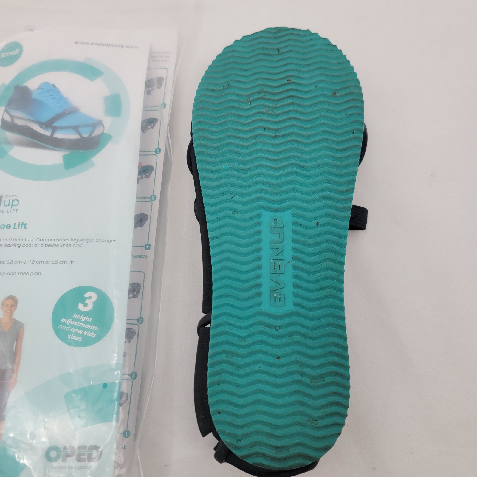 EVENup Shoe Lift Adjustable Leveler Balancer SMALL Men 6-8 Women 5-8.5 PRE OWNED