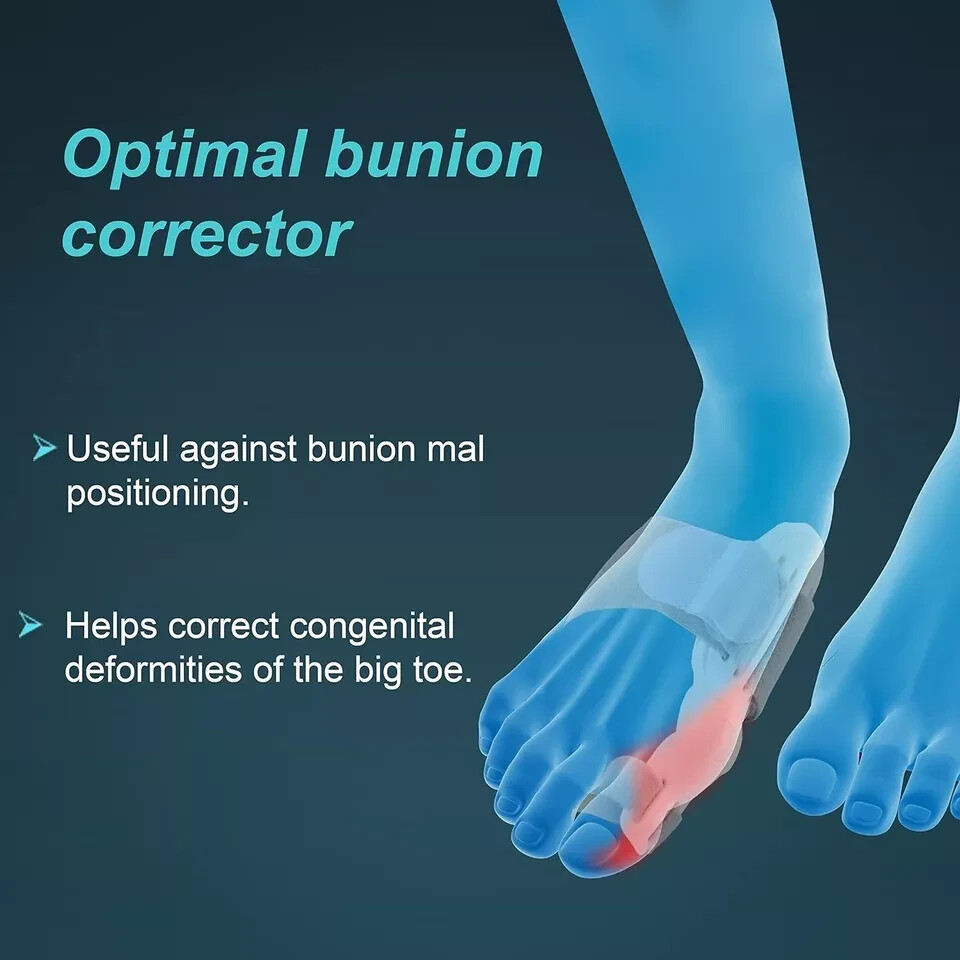 TYNOR Bunion Splint, for men & women, Durable Metal and Foam Construction for To