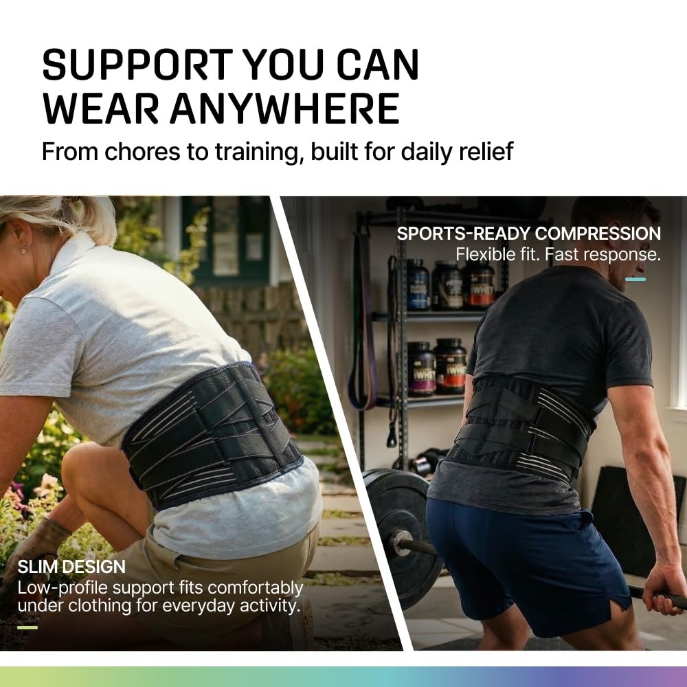 1 PCS Medium Back Brace Lower Pain Women Men Lumbar Support Belt Breathable
