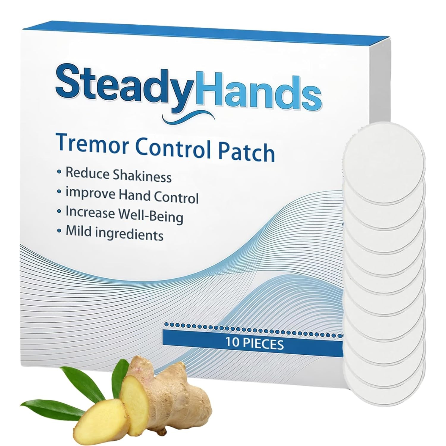 Steadyhands Tremor Control Patch, Steady Hands Control Patch – Hand Stabilizer