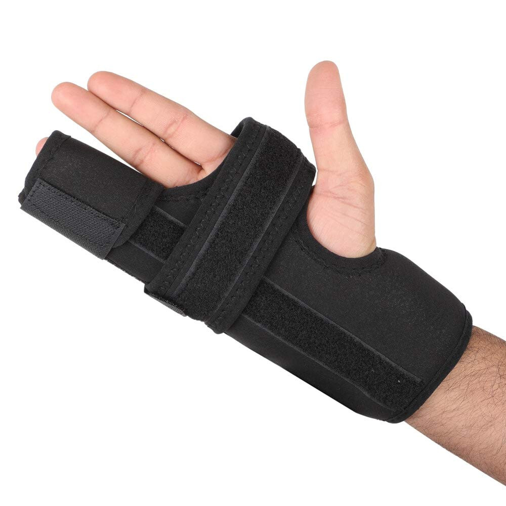 Boxer Finger Splint-Padded Support Brace with Removable Splint for Boxer Fractur
