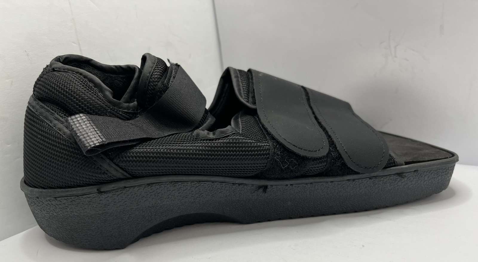 Procare Squared-Toe Post-Op Shoe Small BLK Adjustable Medical Recovery Openstock