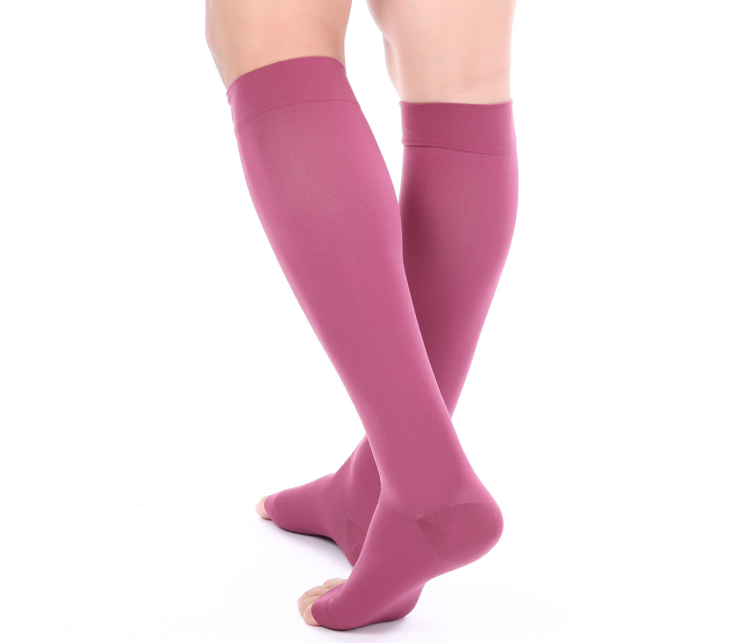 Doc Miller Open Toe Socks Compression Socks 20-30 mmHg Recovery Varicose Veins