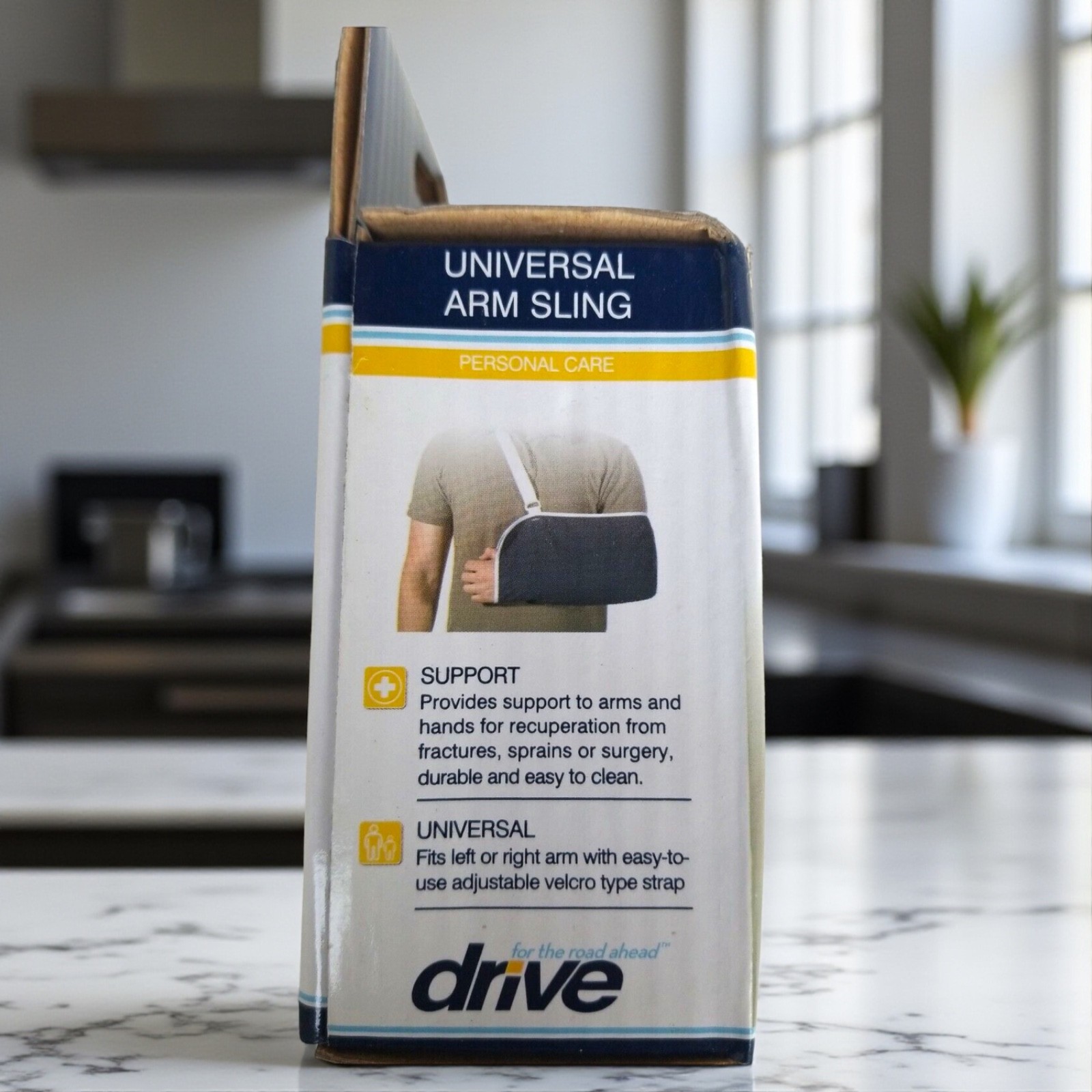 Drive Universal Arm Sling Adjustable Hook & Loop Closure Support NEW in Box