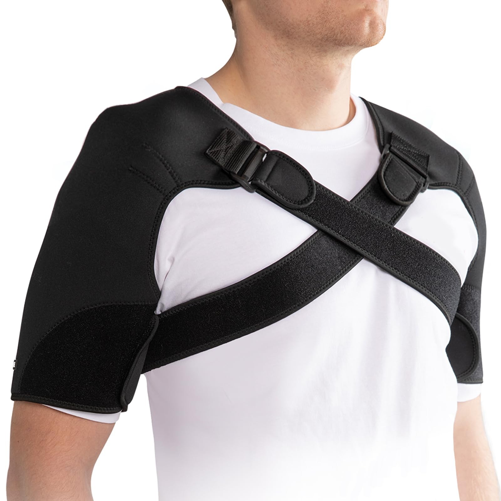 Double Shoulder Brace for Women & Men,Double Sleeve for Sleeping,Adjustable S…
