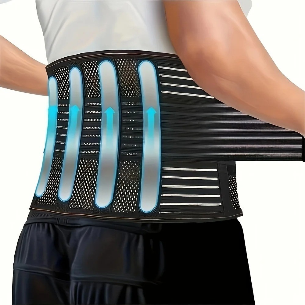 Adjustable Lower Back Brace Lumbar Support Waist Belt For Men Women Pain Relief