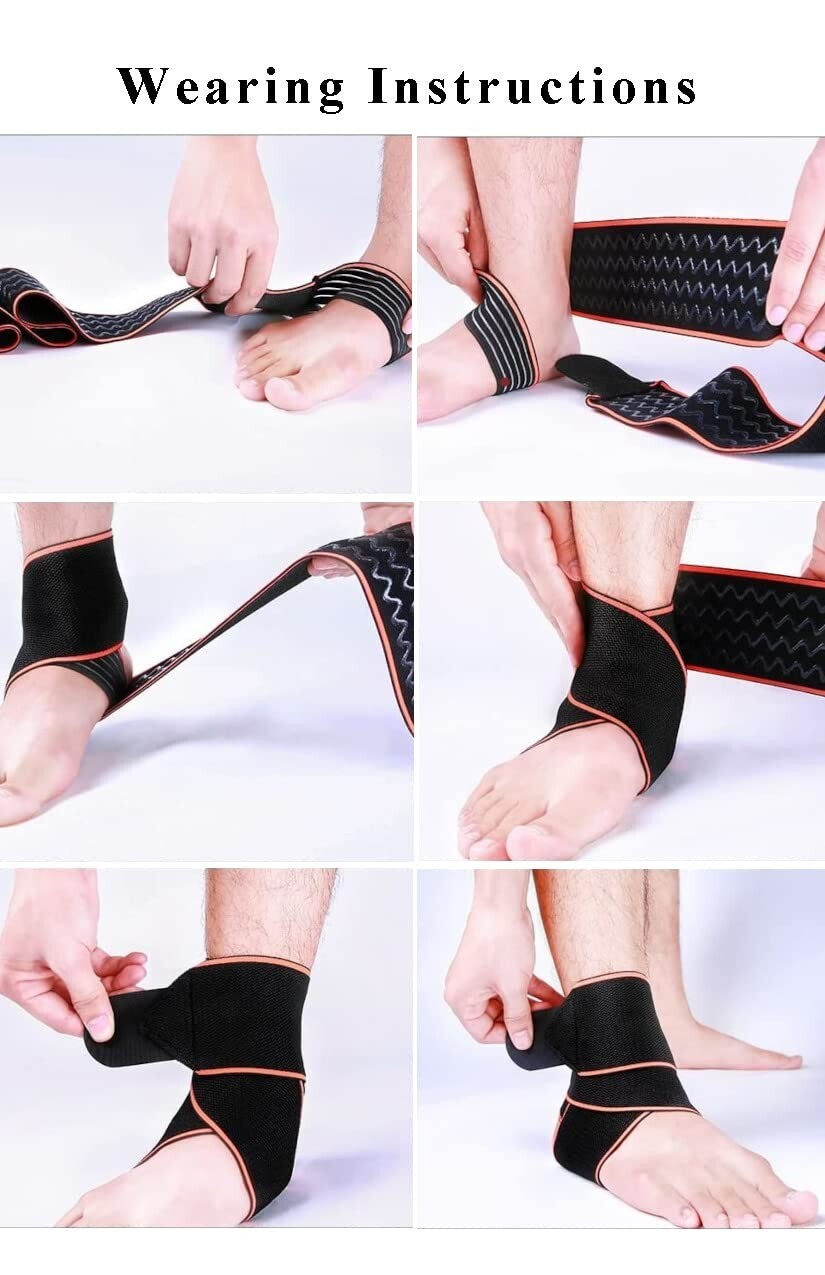 Ankle Support Adjustable Ankle Brace Breathable Nylon Material Super Elastic