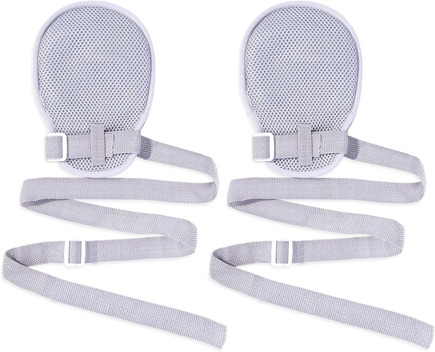 Restraint Gloves 2Pcs, Safety Hand Mitts for Dementia Child, Control Small