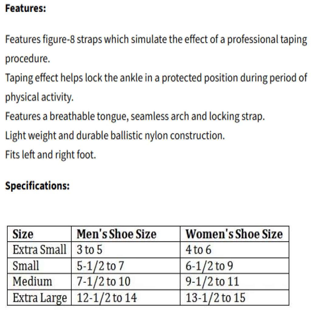 Thermoskin Ankle Brace SPORT, Active Performance Support, Small