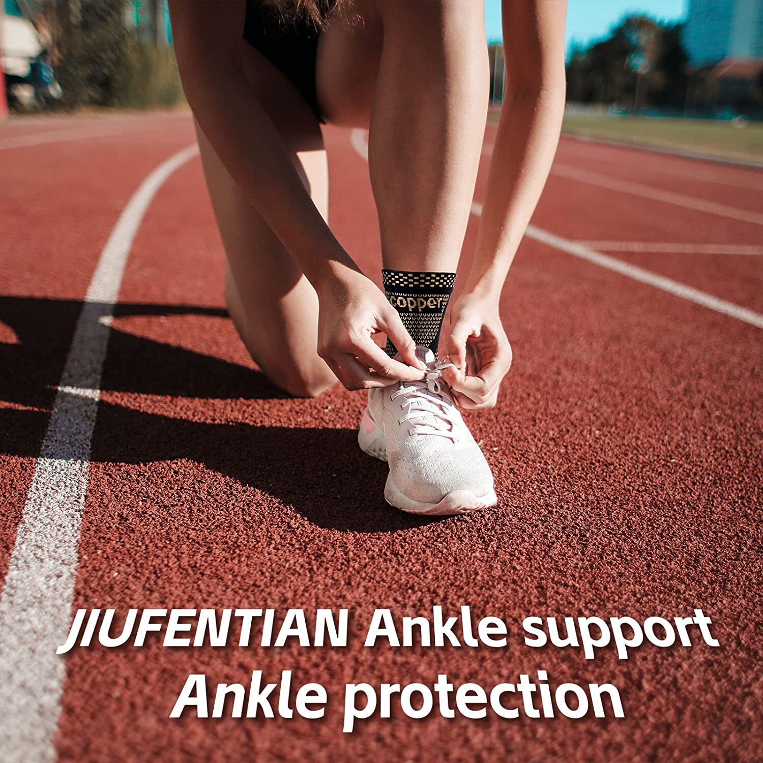 Ankle Compression Socks Compression Arch Foot Sleeves Ankle Support Open-Toe Gym