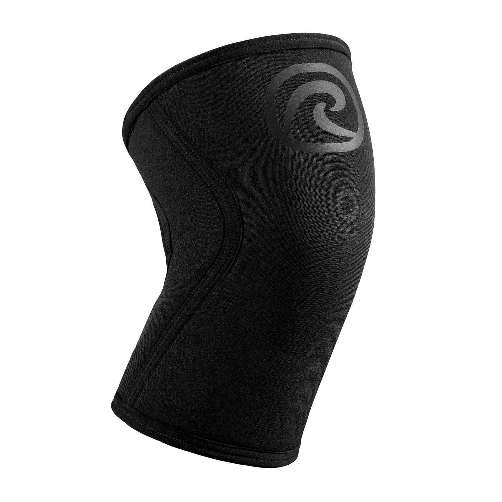 Rehband 5mm Knee Sleeves, Neoprene, Unisex, Black, Large