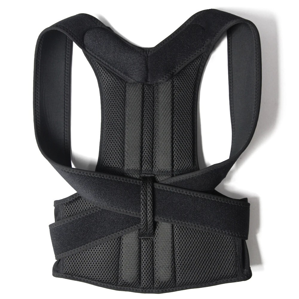 S-4XL Posture Corrector Back Straight Shoulders Brace Strap Adjustable Gym Gift