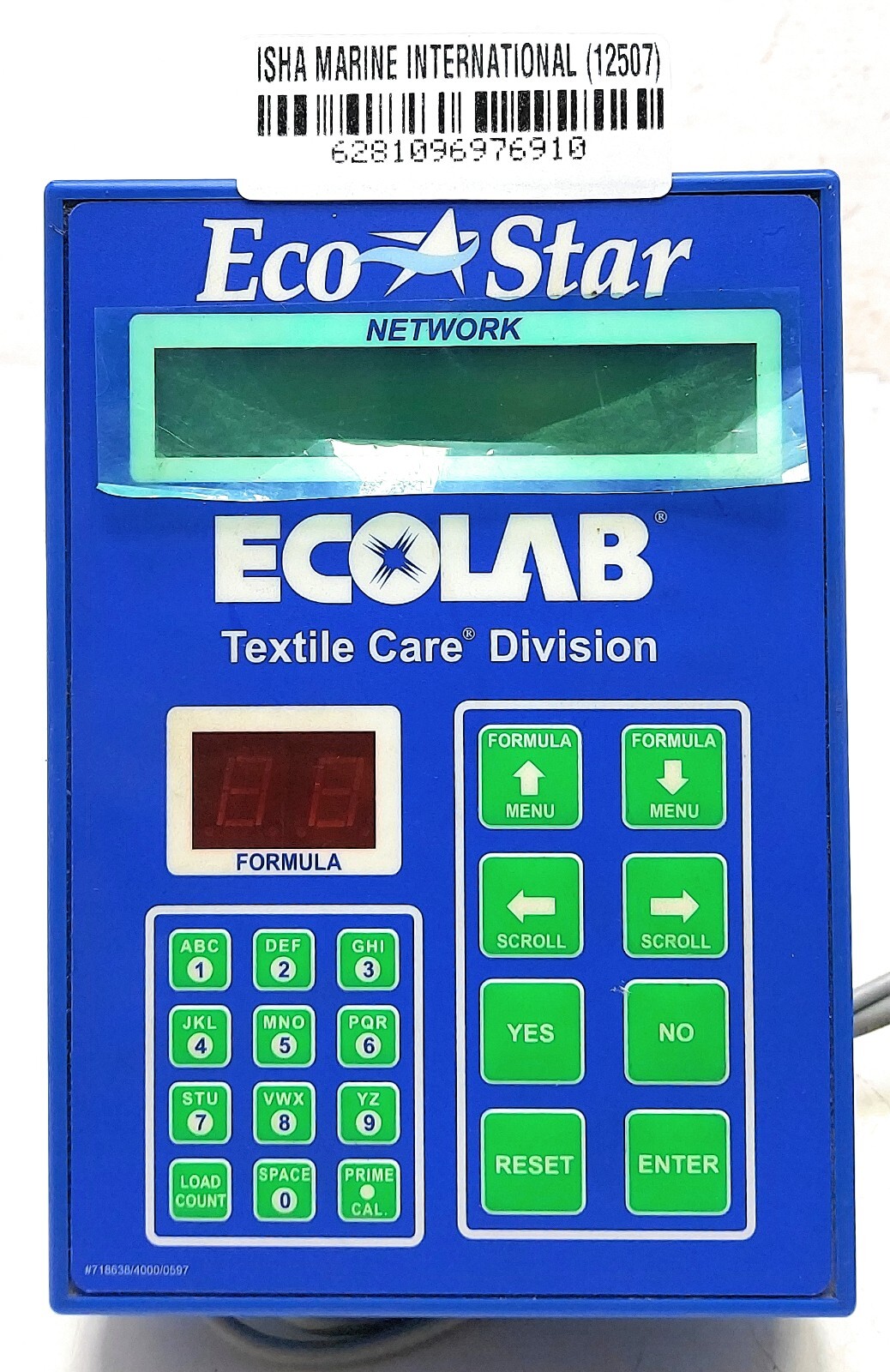 Eco Star ECOLAB NWC-QC Textile Care Division