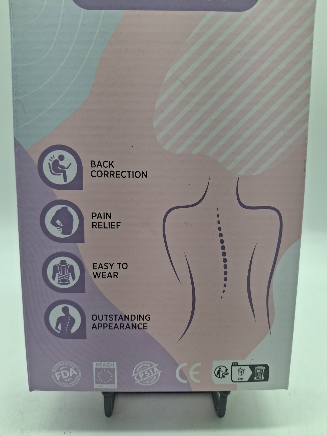 Vicorrect Posture Corrector Women Medium Pink, Adjustable Breathable, NEW