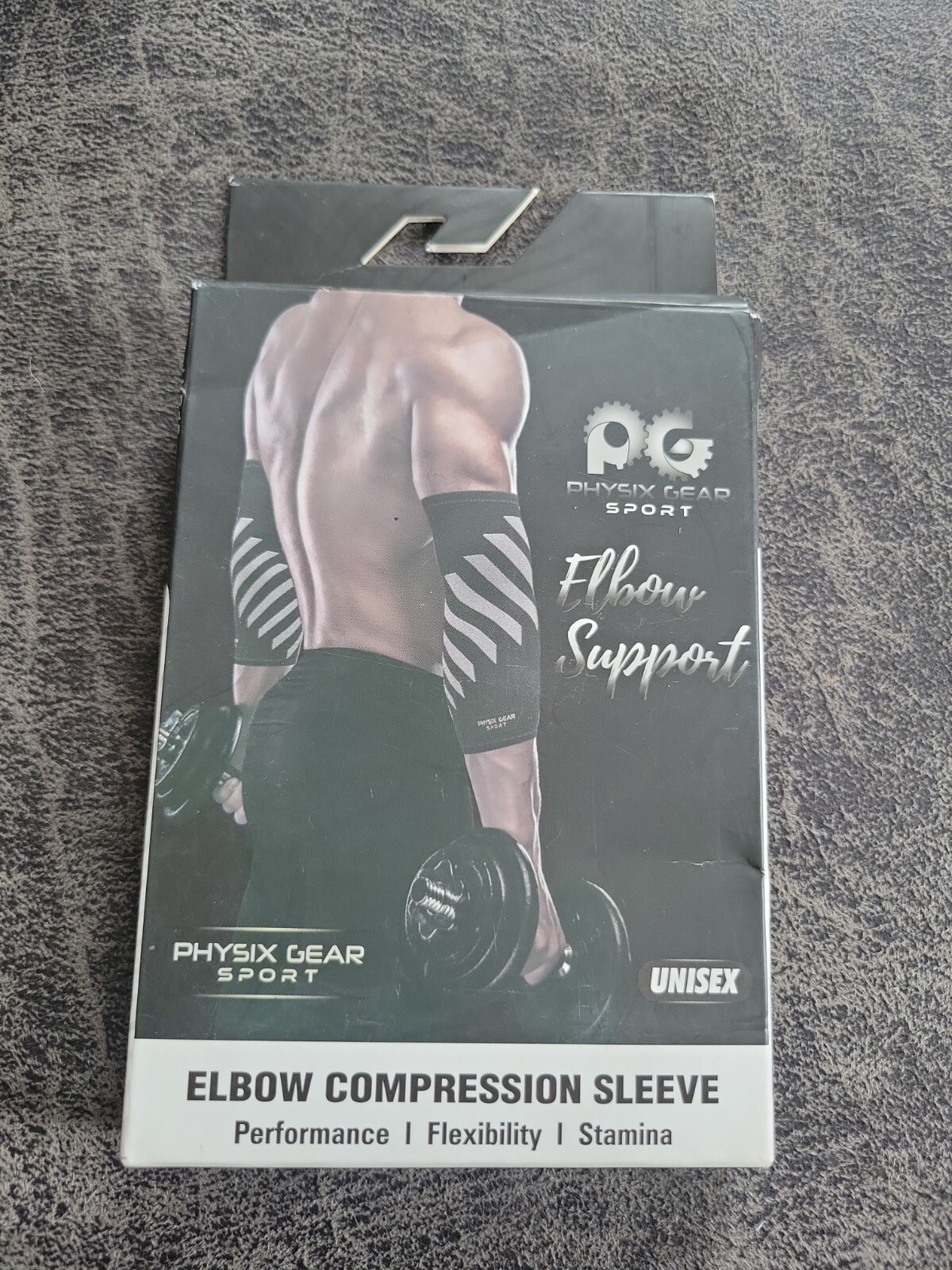 Physix Gear Sport Elbow Compression Sleeve Size L Elbow Support Brand NEW