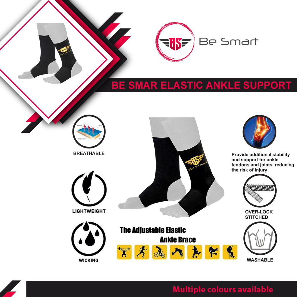 Ankle Brace Support Compression Sleeve Plantar Fasciitis Pain Relief Foot Wrap