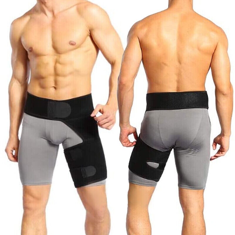 1/2*Hip Brace for Sciatica Pain Relief,Compression Support Wrap for Thigh Injury