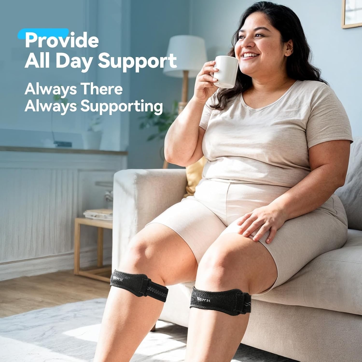 All-Day Comfort Plus Size Knee Brace – Pain Relief for Running & Weightlifting