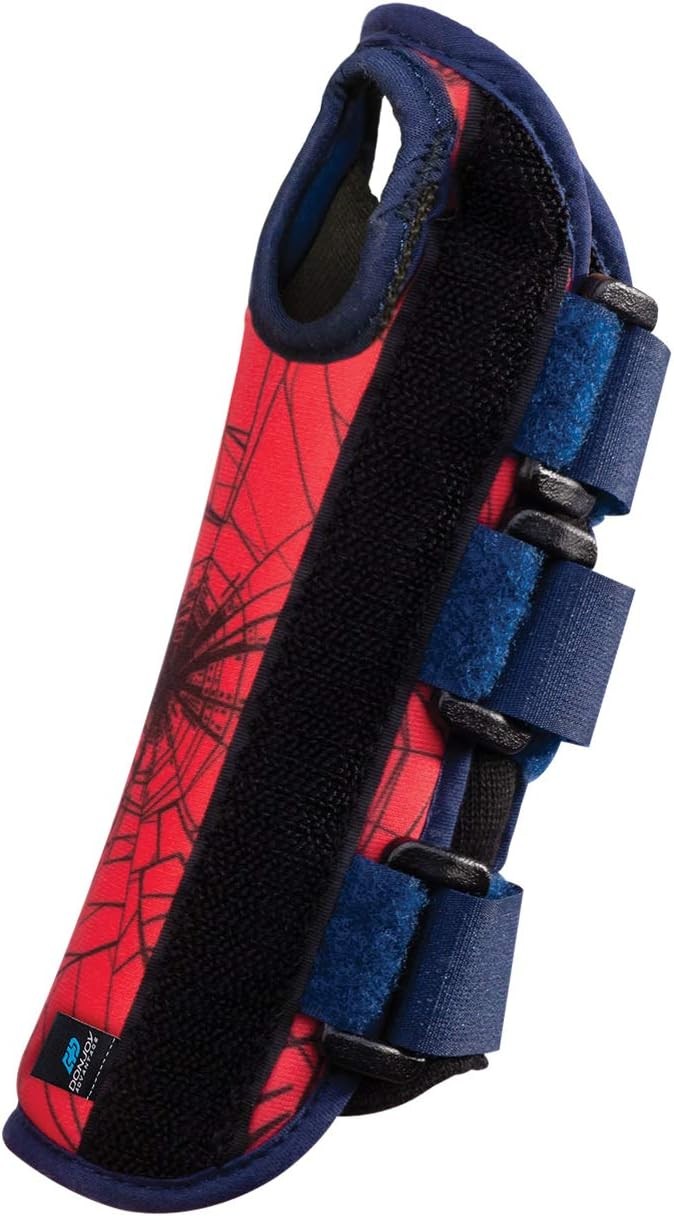 Marvels Spider-Man Wrist Brace w/Foam Lining, Palmer Stays Right Hand YOUTH
