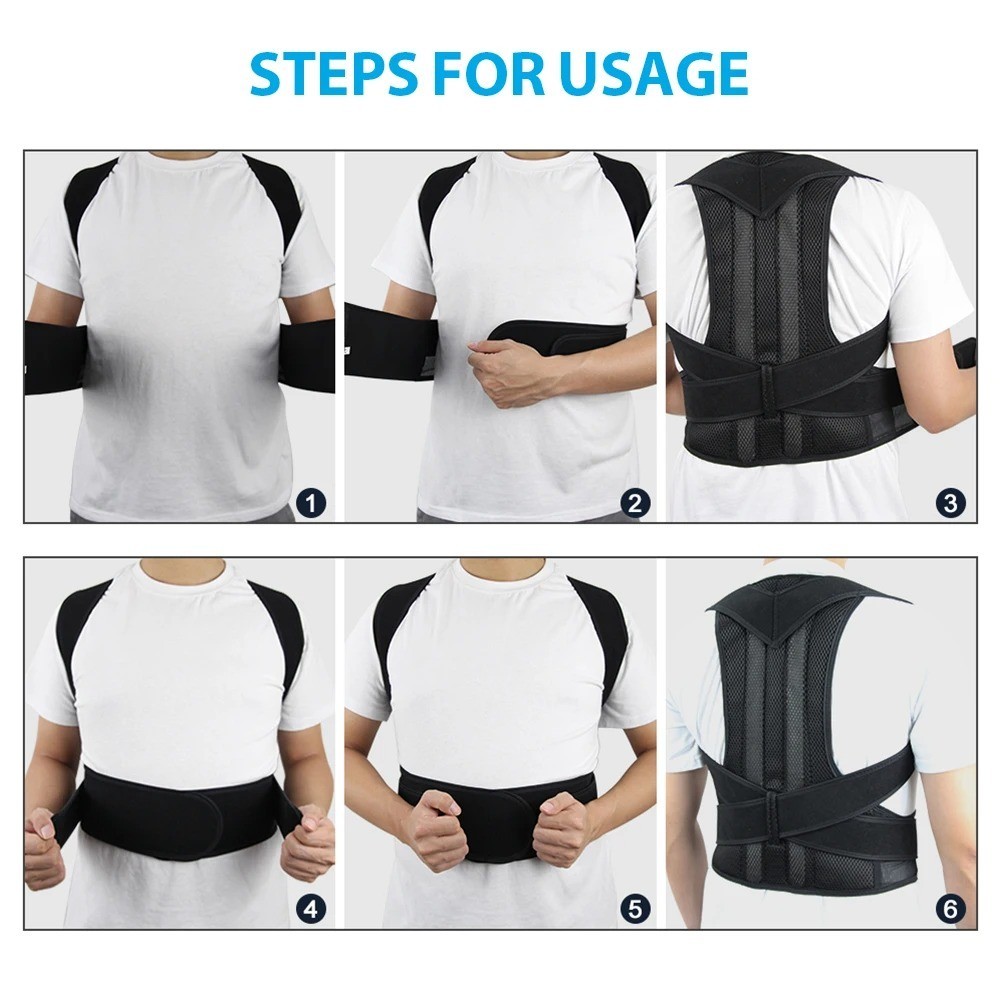 Upper Back Posture Corrector Clavicle Support Brace for Straight Shoulders