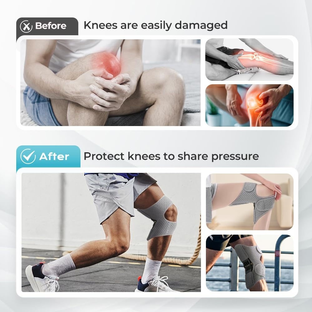 Knee Assistive Device Knee Brace for Pain Relief Walk Support Stabilizer Pad