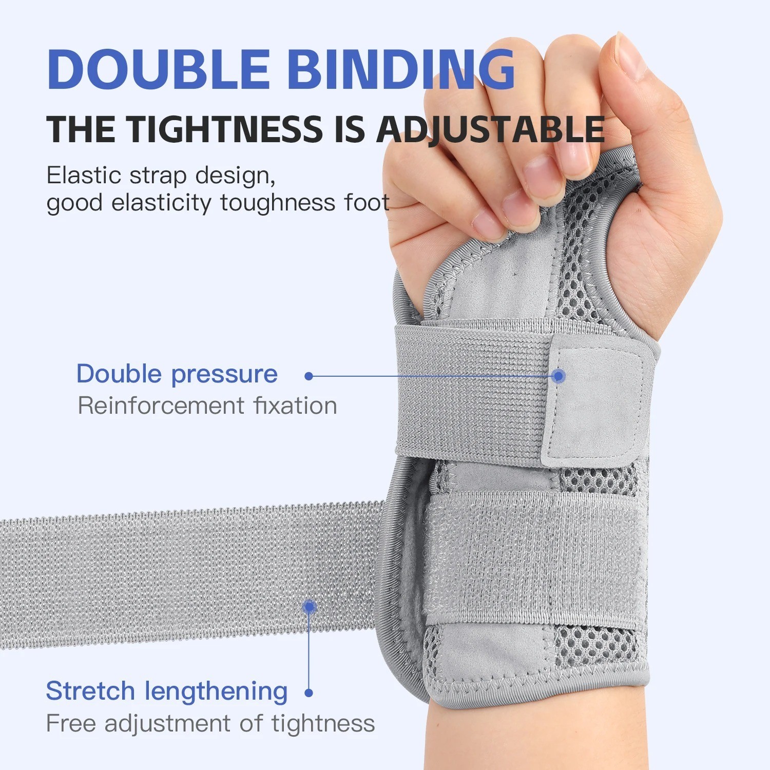 Hand Wrist Brace with Splints Support Arthritis Tendonitis Carpal Tunnel Pain