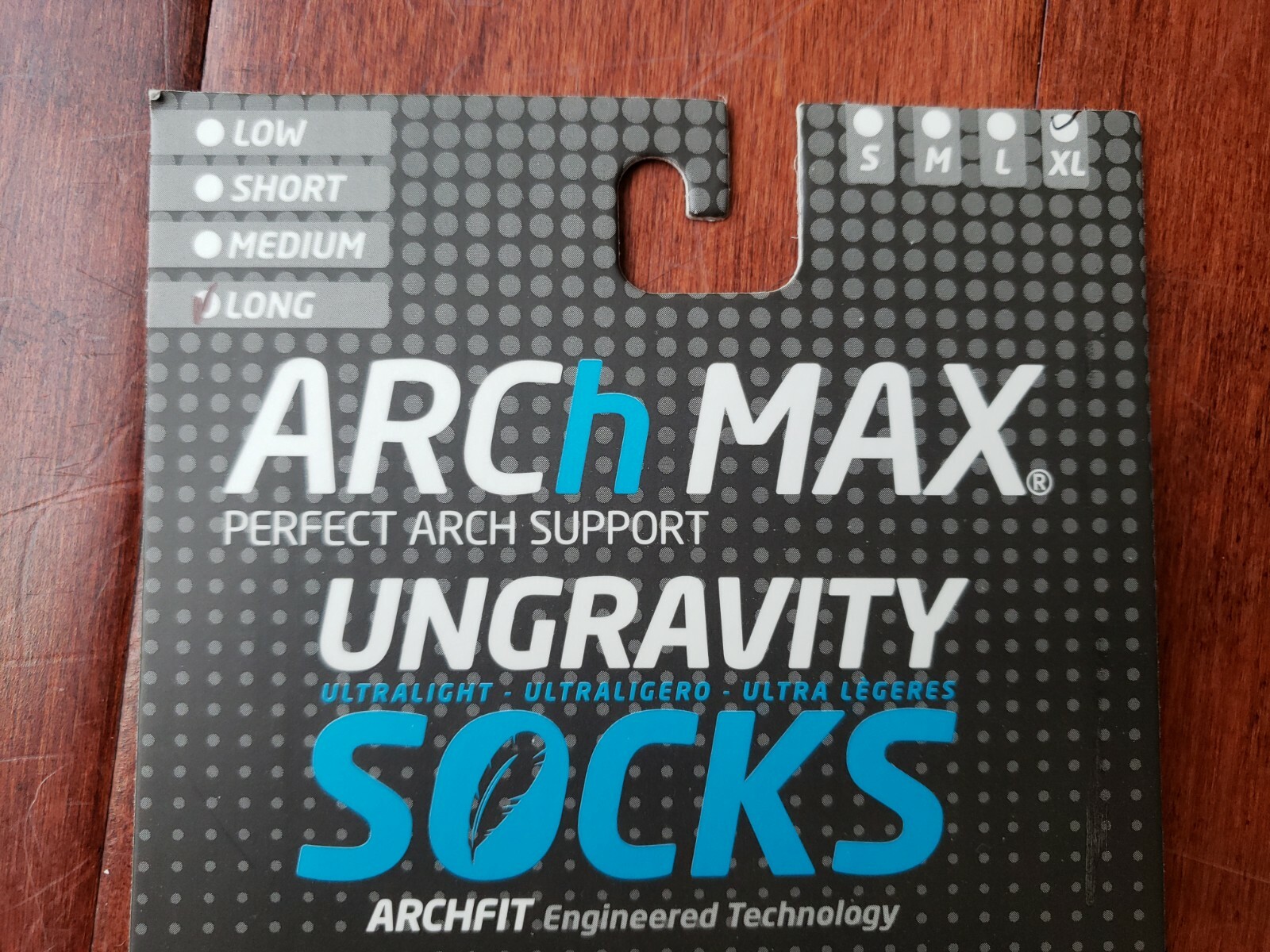 Arch Max Perfect Arch Support Ungravity Long Socks XL – NWT – New ONE Pair ONLY