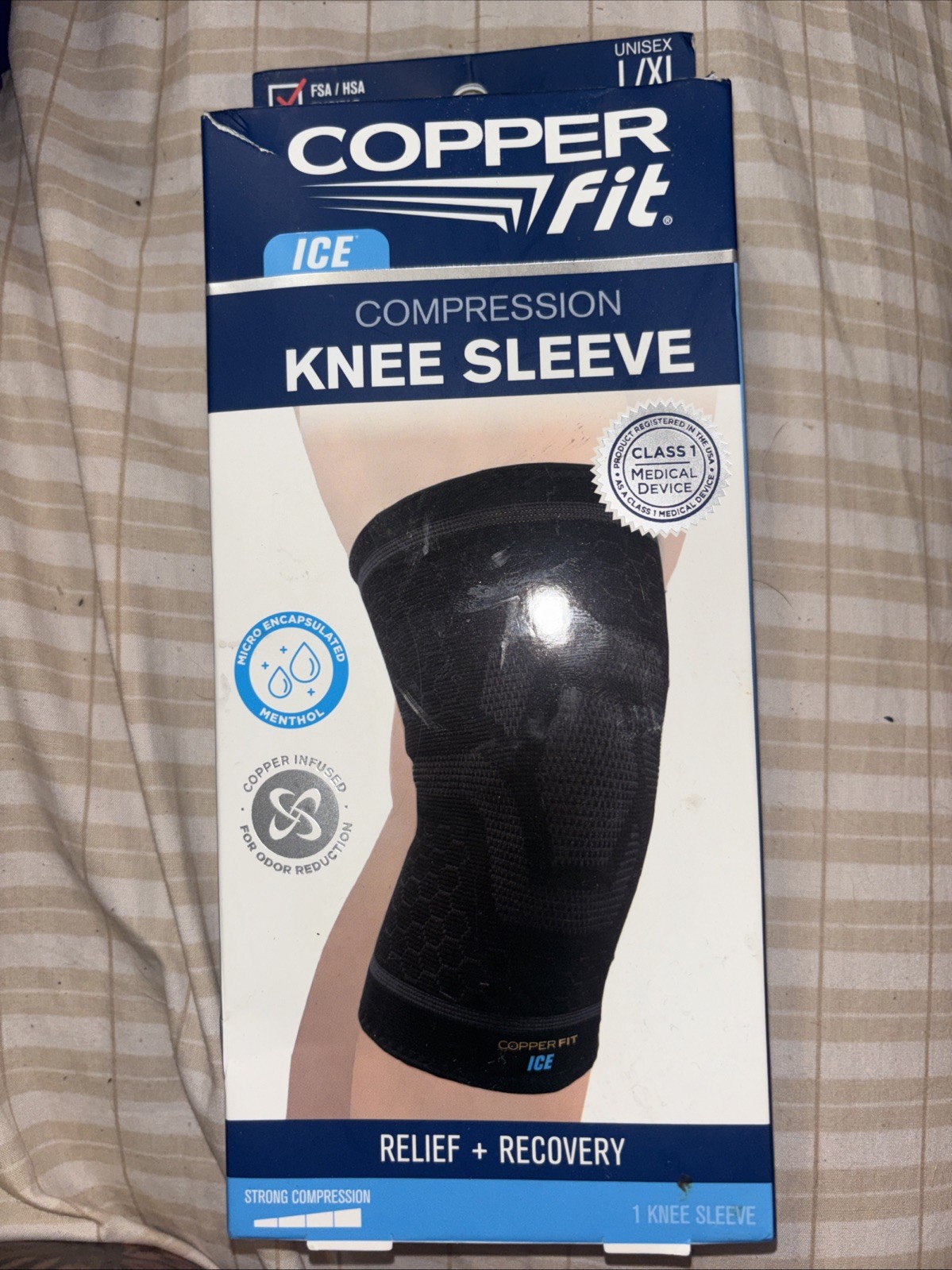 Copper Fit CFIKNLXL Compression Sleeve