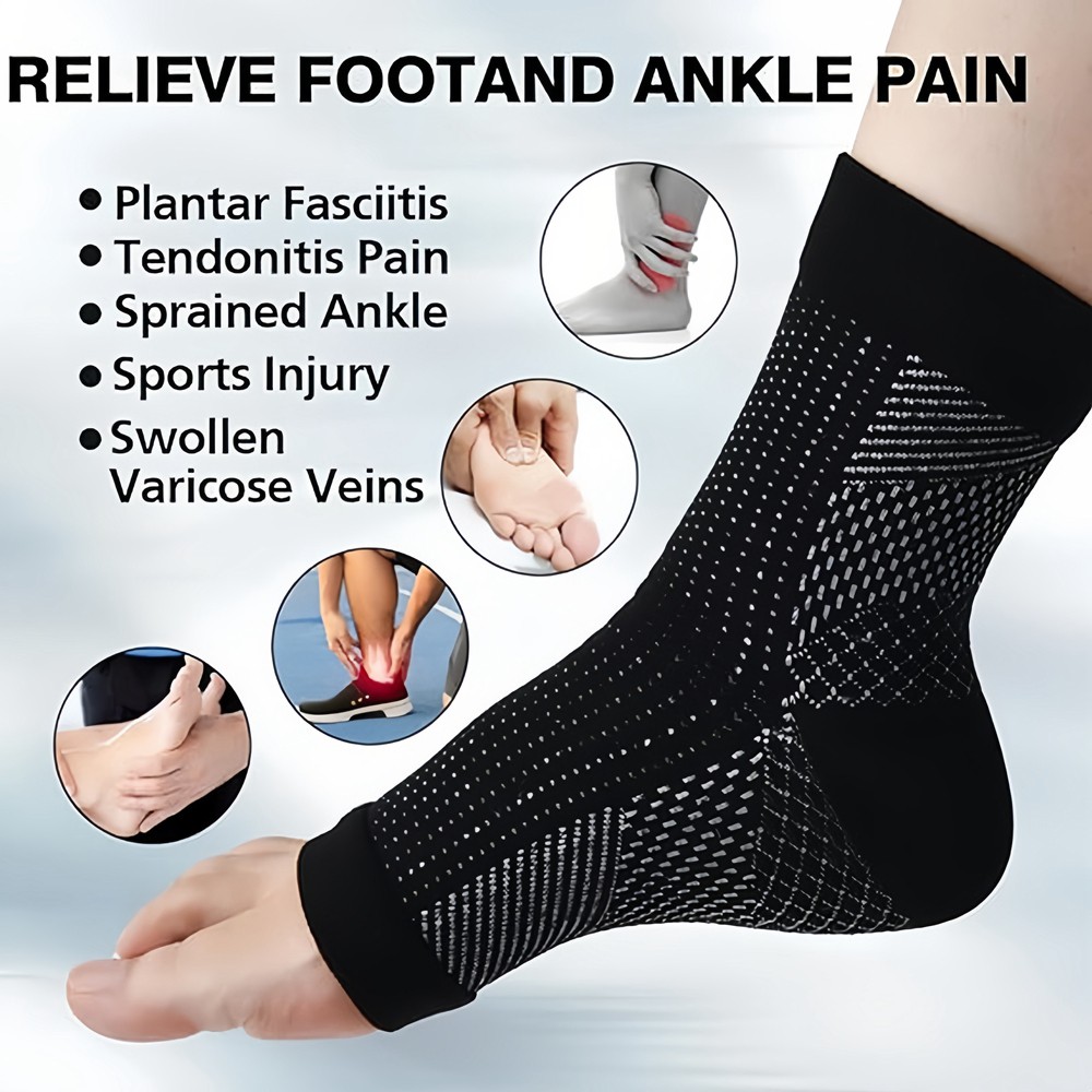3x Neuropathy Socks – Compression Socks for Men Women – Ankle Sleeve Compression