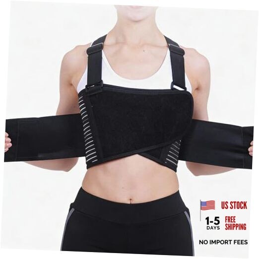 Broken Rib Support Brace, Rib and Chest Support Brace, Rib Belt for XX-Large
