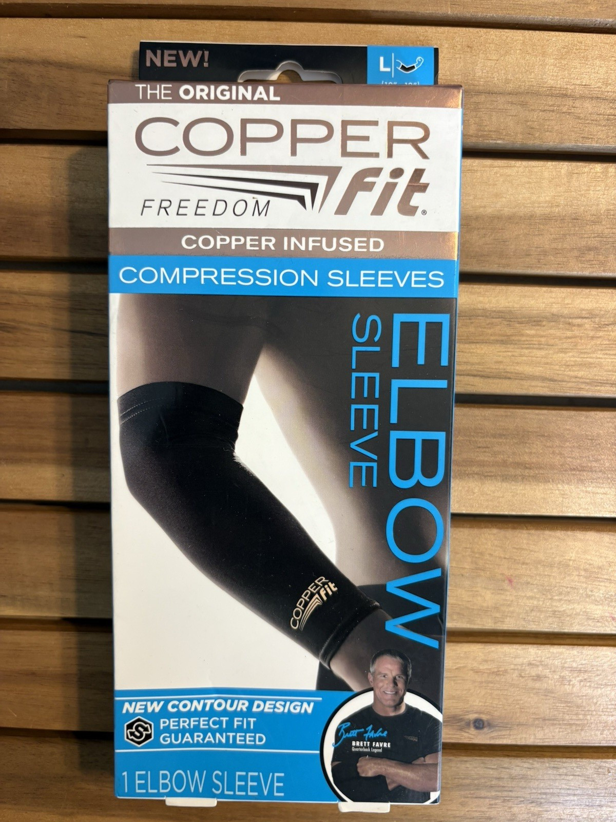 Copper Fit Freedom Copper Infused Compression Elbow Sleeve -Large