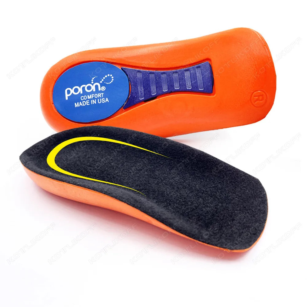 Orthopedic Half Insoles For Plantar Fasciitis Pain Relief Heel Pad Sports Runnin