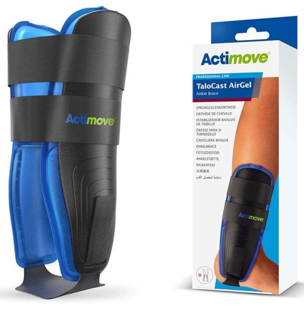 Actimove TaloCast AirGel Ankle Brace (Size: L/XL) Black