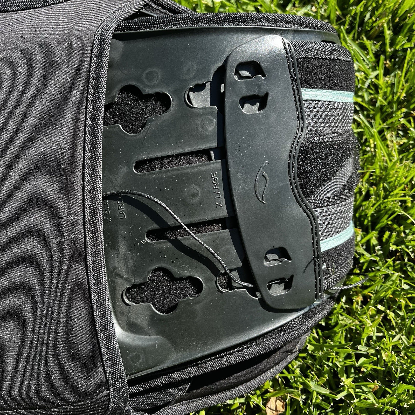 Aspen Vista Adjustable Lumbar Back Support Brace One Size Fits Most – Black
