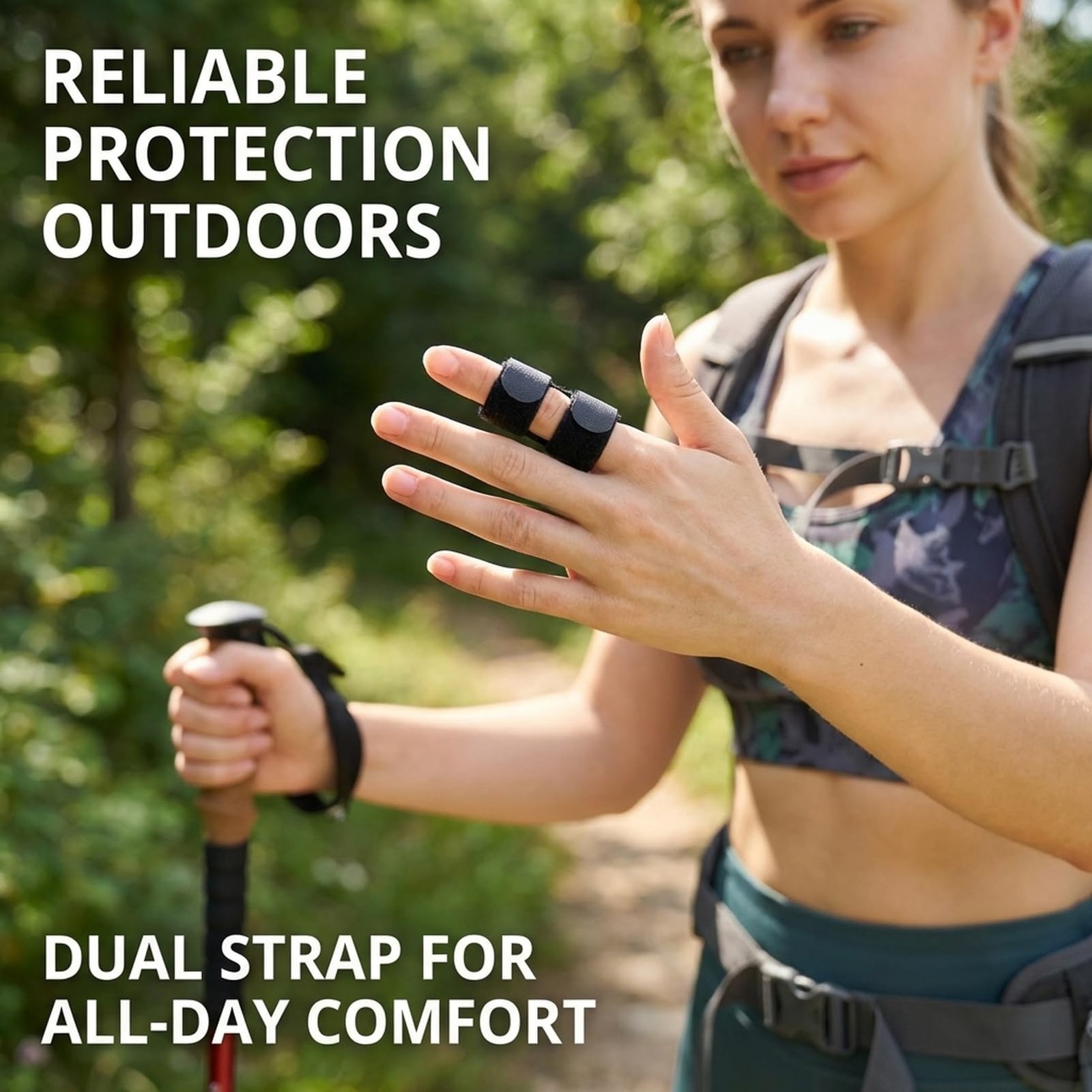 Trigger Finger Brace, Adjustable Pinky Middle Index Finger Support Protector