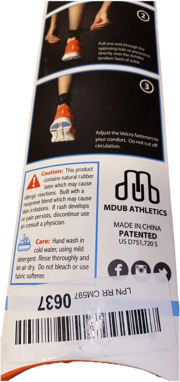CROSSTRAP Achilles Strap by MDUB Medical Prevent Achilles Tendonitis | Runnin…