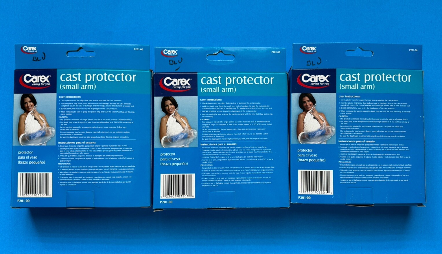 3 Carex, Cast Protector, Small Arm Kids And Adults, 22 Inches NEW