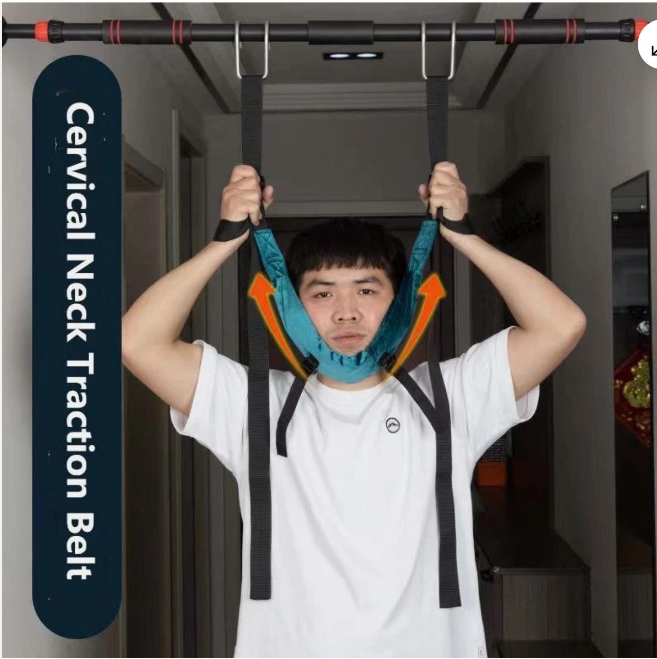 Cervical Neck Traction Belt Hanging Neck Stretching Spondylosis Treatment Device