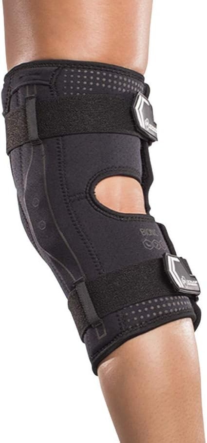 Bionic Hinged Knee Brace for Sprains Meniscus & Hyperextension Black Medium