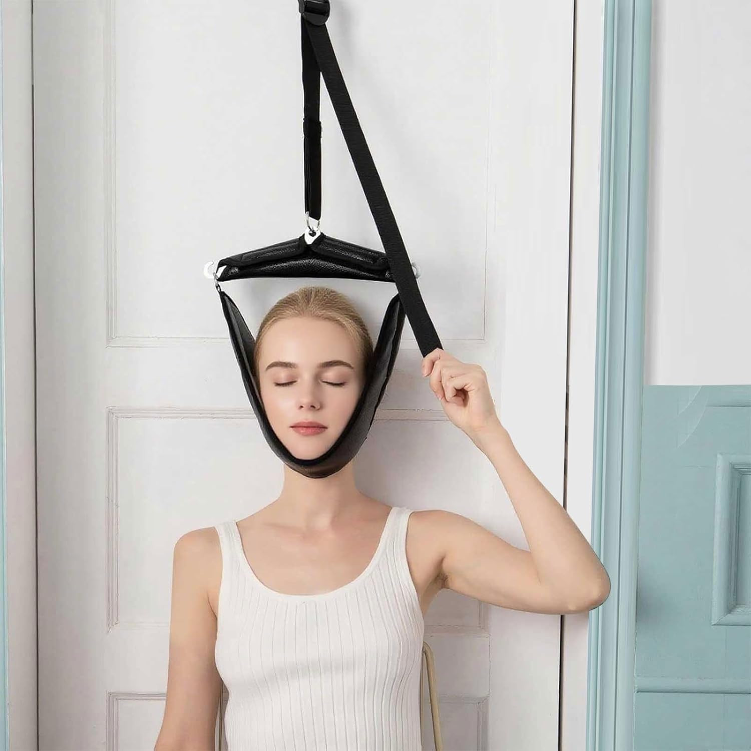 Neck Stretcher Cervical Traction Device for Home Use – over the Door Cervical Ne