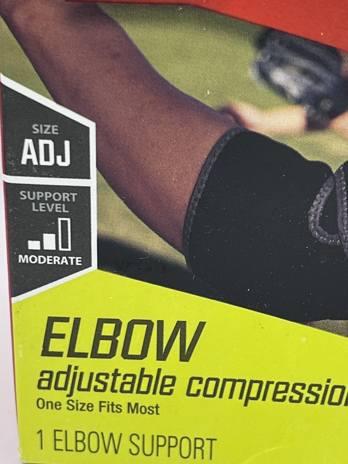 3M Ace 207249 Elbow Support, Adjustable Compression, Moderate Support Lot Of 2