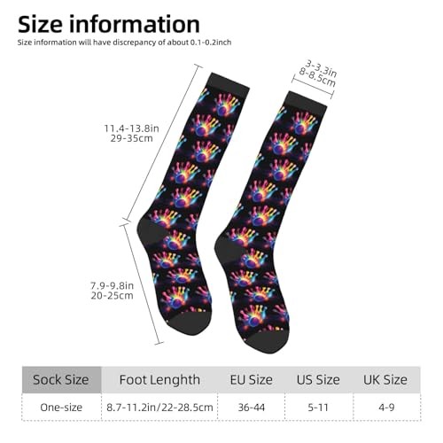 Unisex Novelty Socks for Women Men Teens Soft Knee High Crew One Size Bowling